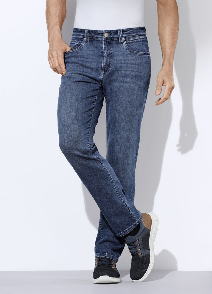 Komfortable Superstretch-Jeans in 3 Farben JEANSBLAU