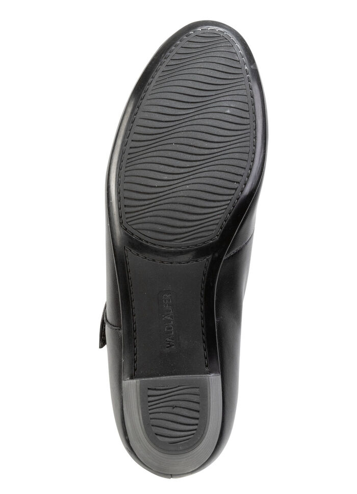 Waldläufer, elegante Damen-Pumps, Weite H, mit herausnehmbarem Fußbett SCHWARZ