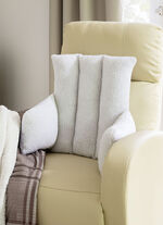 Kuscheliges Rückenkissen WEISS