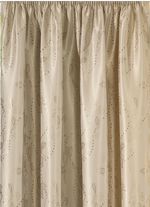 &Uuml;bergardine mit Blatt-Musterung 