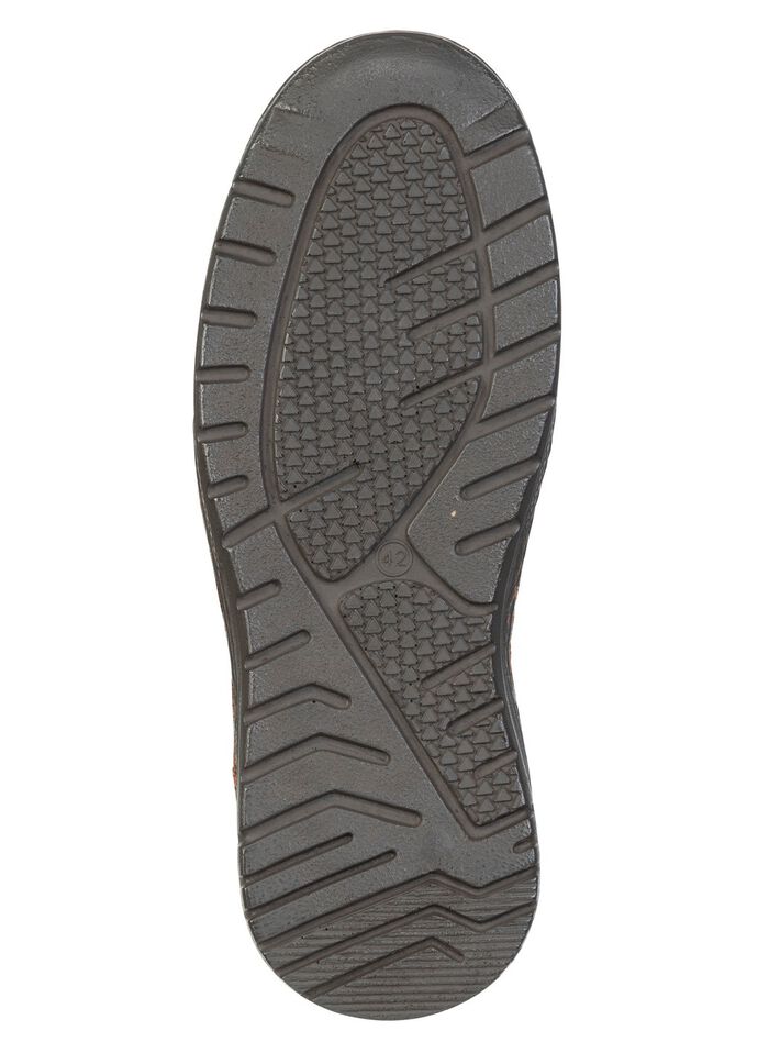 GINO GALANTE, komfortable Herren-Slipper, Weite H, mit herausnehmbarem Fu&szlig;bett KASTANIE