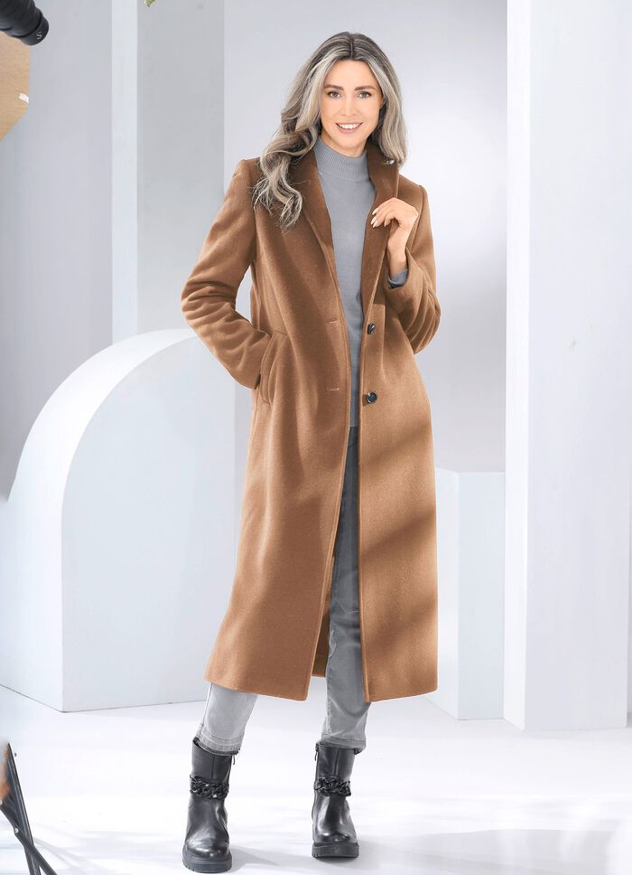 Mantel mit Knopfleiste 