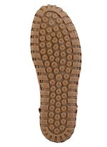 ELENA EDEN Ballerina mit interessanter Pr&auml;gung CAMEL