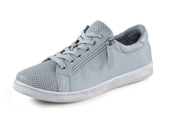 ELENA EDEN, sommerliche Damen-Schn&uuml;rschuhe, mit herausnehmbarem Fu&szlig;bett BLAUGRAU