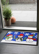 Fu&szlig;matte mit Schneemann-Motiv 