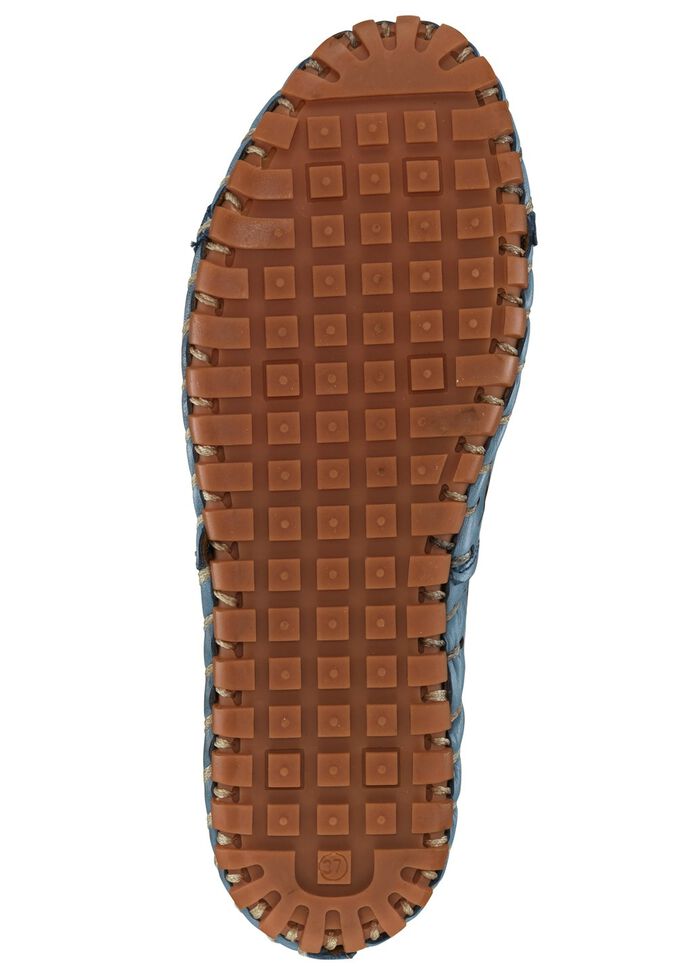 Gemini, sommerliche Damen-Slipper, Weite G, mit herausnehmbarem Fu&szlig;bett JEANS