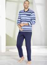 Vorteilspack: Schlafanzug und Shorty im Set, mit V-Ausschnitt 