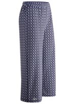 Culotte in bequemer Schlupfform MARINE-WEISS-BLAU