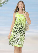 Laurina Kleid mit Allover-Druckdessin, &auml;rmellos 