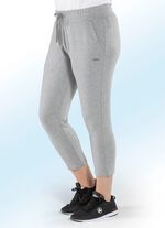 Caprihose von „LPO“ in 3 Farben HELLGRAU MELIERT