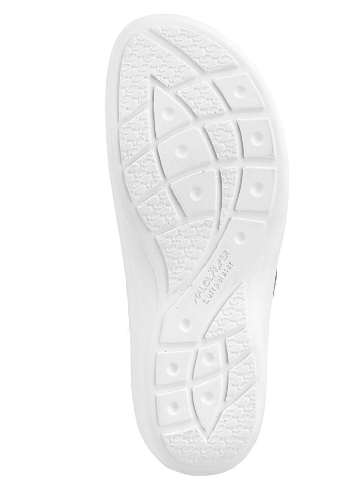 Waldl&auml;ufer Pantolette mit Metallschmuck mit Glitzersteinchen 