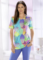 Poloshirt mit V-Ausschnitt  