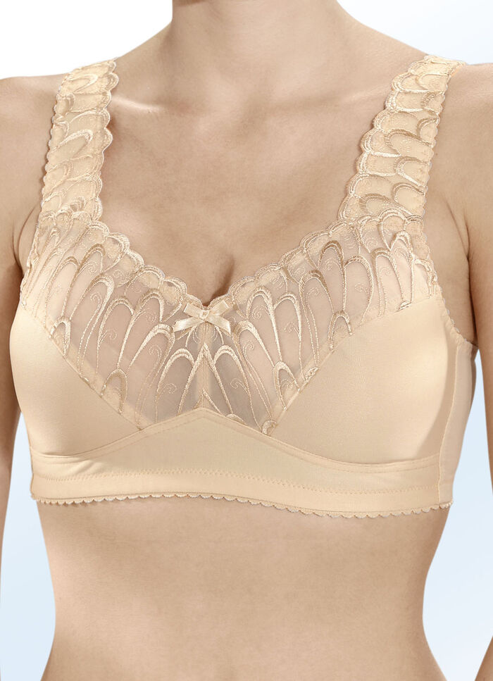 BH mit Tüllstickerei im Vorderteil 