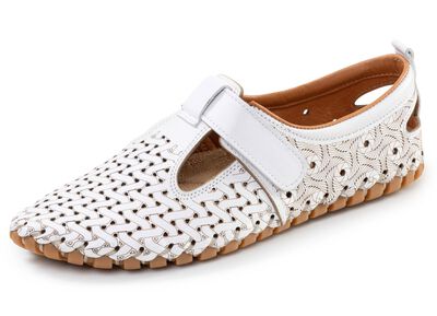 Gemini, sommerliche Damen-Slipper, Weite G, mit herausnehmbarem Fu&szlig;bett 