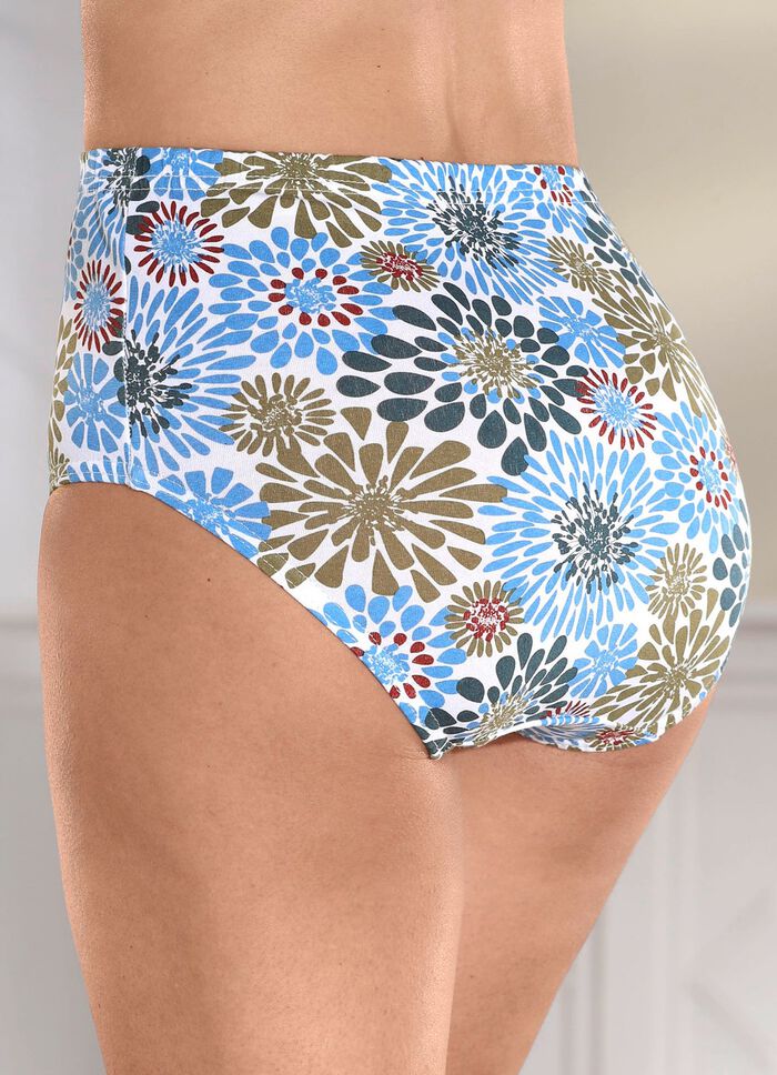 Viererpack Slips mit Gummizug im Bund 