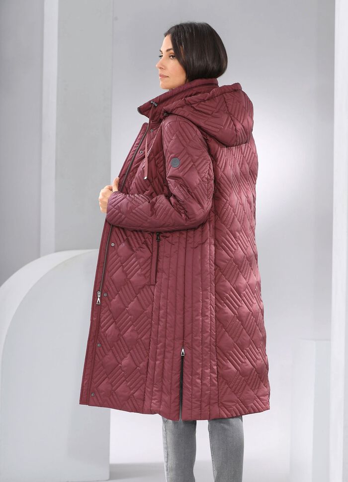 Mantel mit interessantem Stepp 