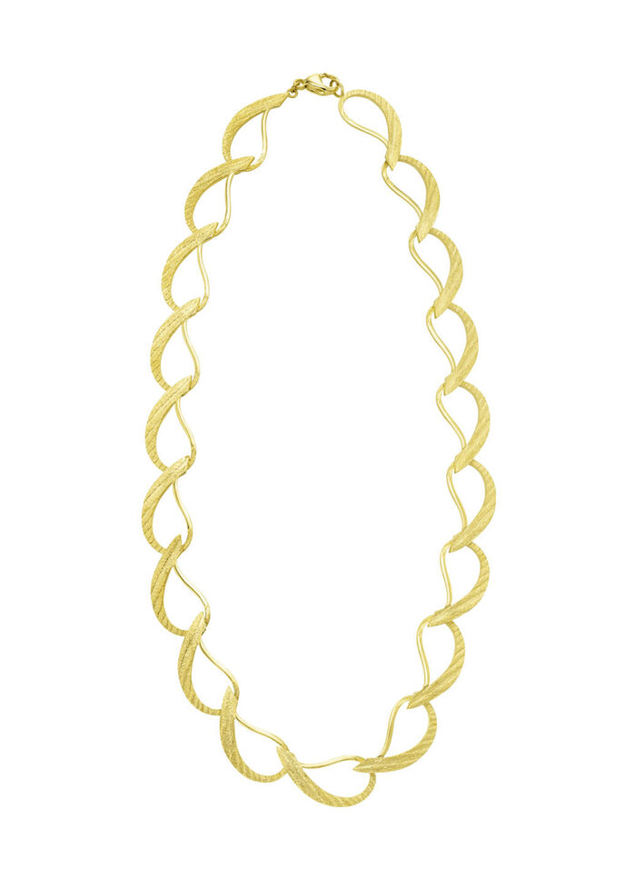 Vergoldete Halskette aus Silber  