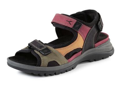 Waldläufer, sporliche Damen-Sandalen, Weite H, mit herausnehmbarem Fußbett 