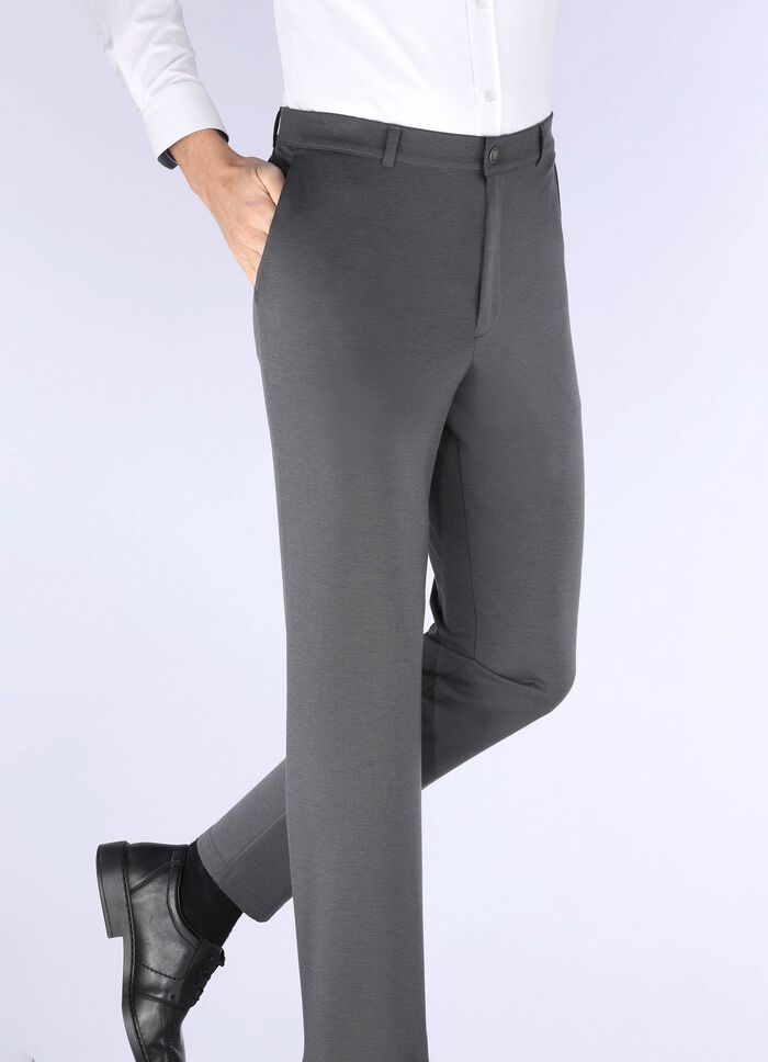 "Klaus Modelle"-Superstretch-Hose in 4 Farben ANTHRAZIT MELIERT