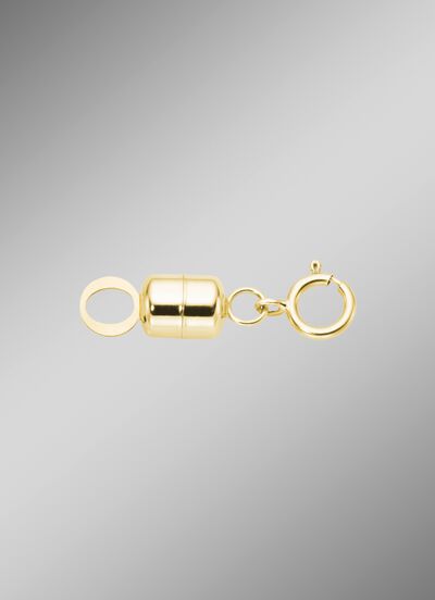 Praktische Magnetschlie&szlig;e aus Gold 