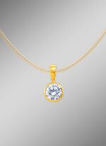 Massiver Anh&auml;nger mit Brillant 