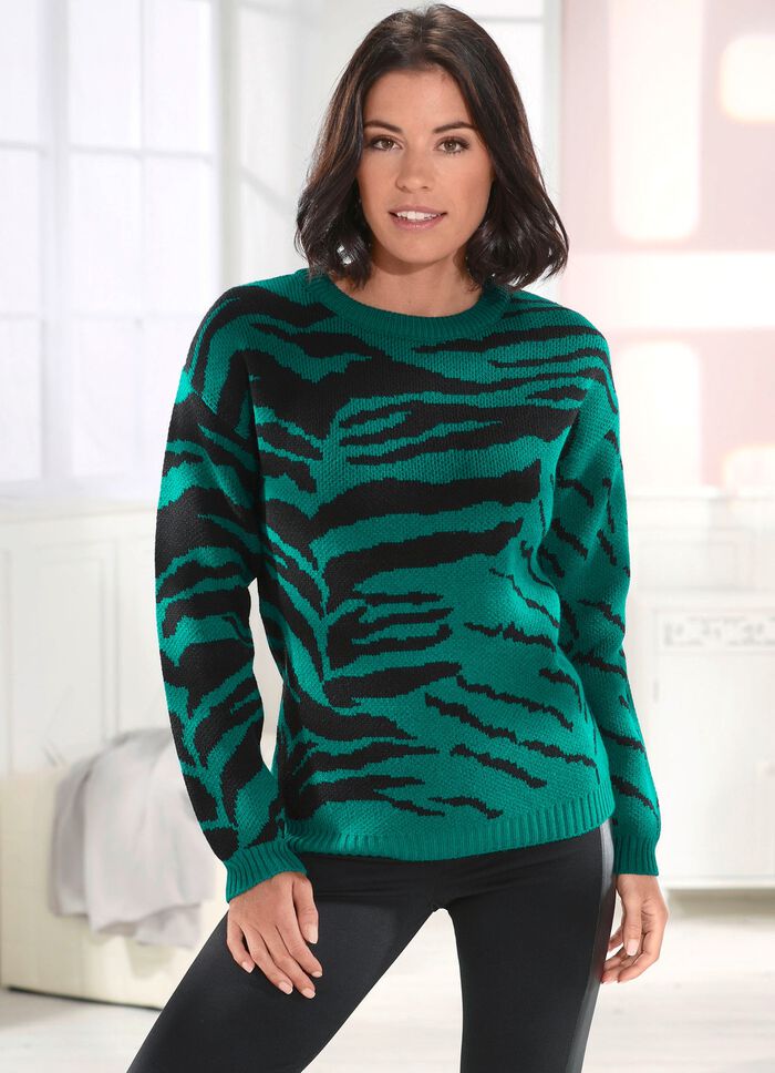Pullover in Jacquard-Dessin 