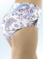 Fünferpack Slips mit buntem Druckdessin 