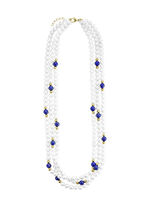 Halskette mit Süsswasser-Zuchtperlen 