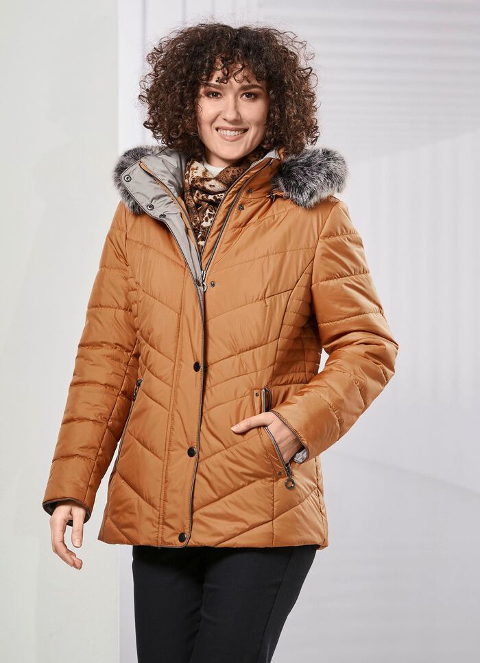 Jacke in 2 Farben KARAMELL