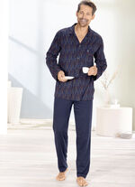 Schlafanzug von pastunette for men mit durchgekn&ouml;pftem Oberteil 