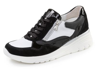 Waldl&auml;ufer, bequeme Damen-Schn&uuml;rschuhe, Weite H, mit herausnehmbarem Fu&szlig;bett 