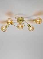 Stilechte Deckenleuchten mit get&ouml;ntem Glas 