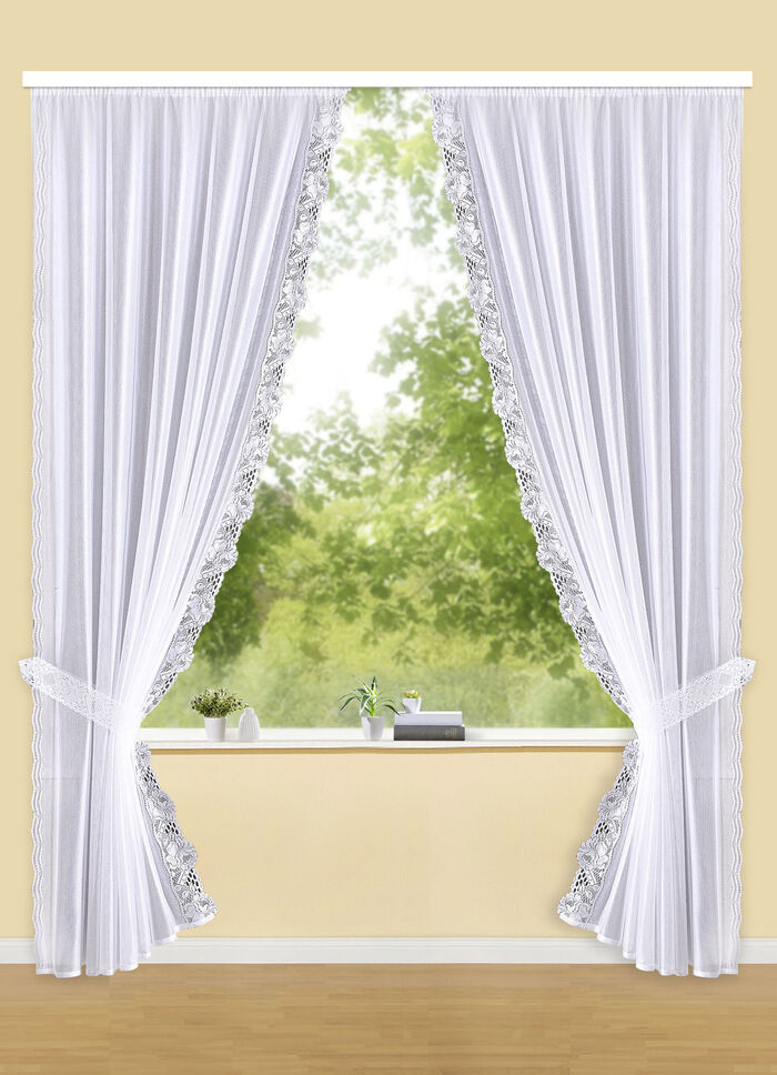 Raffgardinen-Garnitur mit Automatikfaltenband 