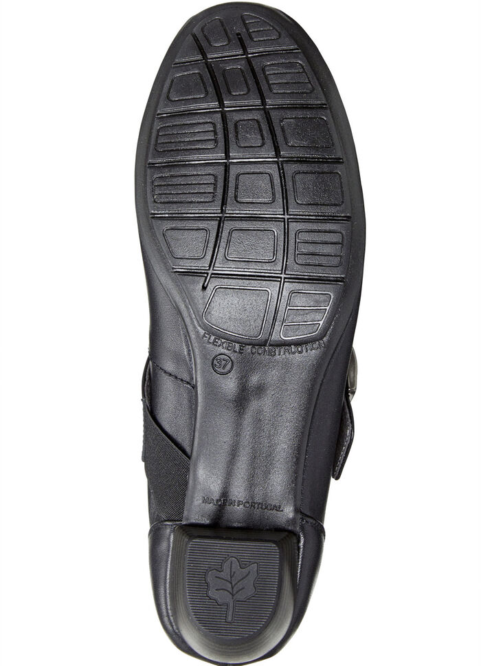 ELENA EDEN, schicke Damen-Pumps, Weite G, mit herausnehmbarem Fußbett SCHWARZ