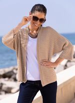 Strickjacke in Strukturmix 