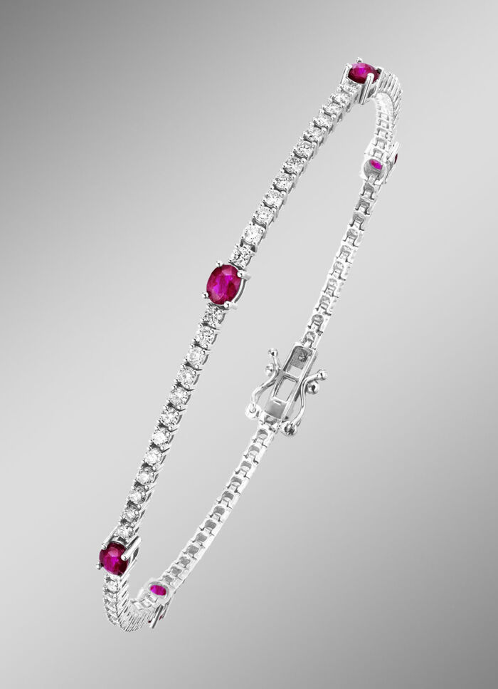 Hochwertiges Armband aus Wei&szlig;gold 