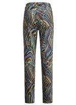 Hose mit r&uuml;ckw&auml;rtigen Dehnbundeins&auml;tzen 