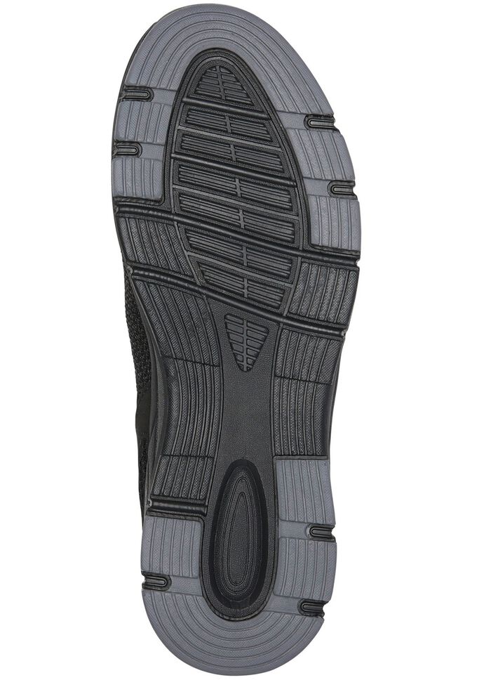 Sabot aus Textilmaterial mit Synthetikbes&auml;tzen SCHWARZ