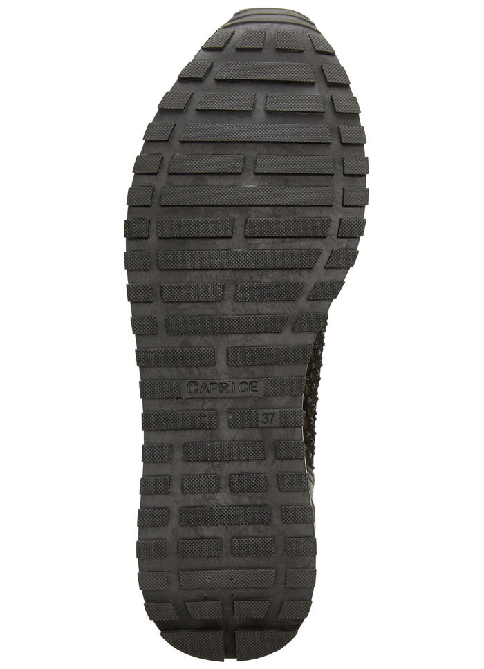 Caprice Slipper mit Glitzersteinchen SCHWARZ