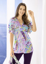 Tunika mit farbbrillantem Inkjet-Druck 