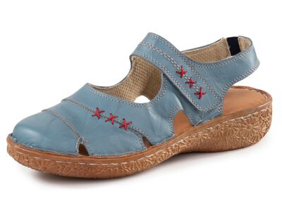 ELENA EDEN Slipper aus Nappaleder mit Knitter-Struktur 