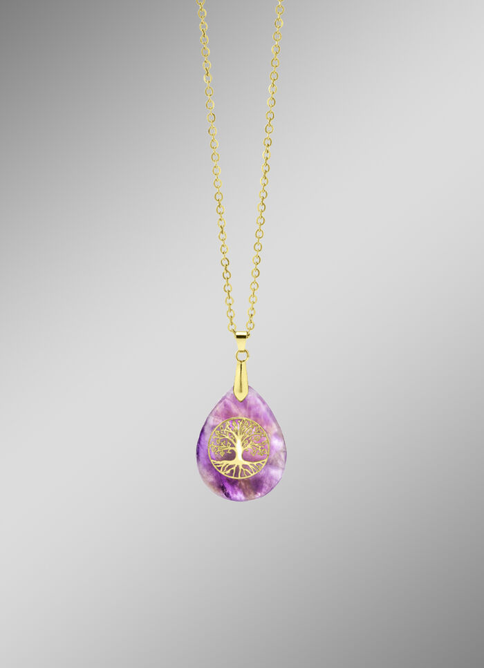 Anhänger mit echt Amethyst 