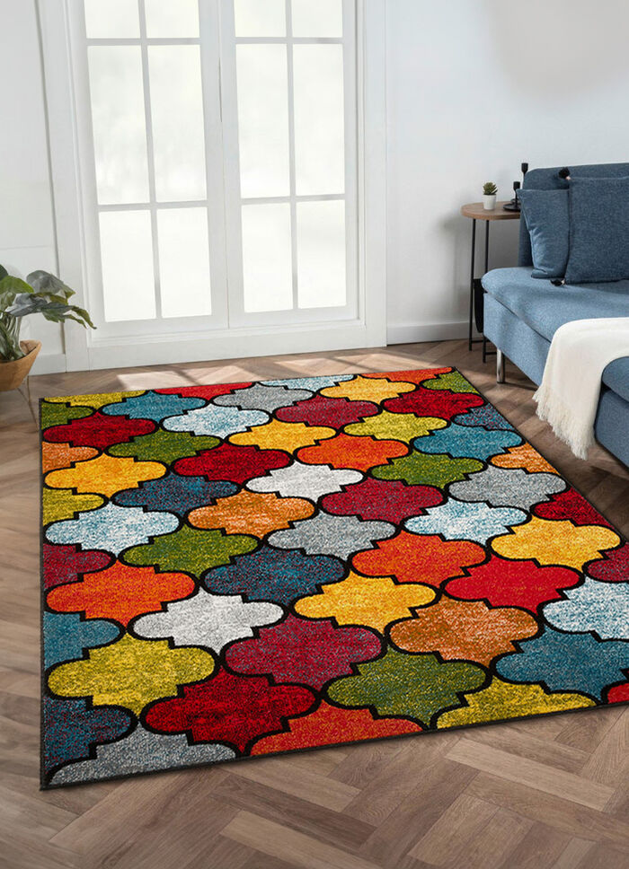 Brücken und Teppiche mit abstraktem Muster 