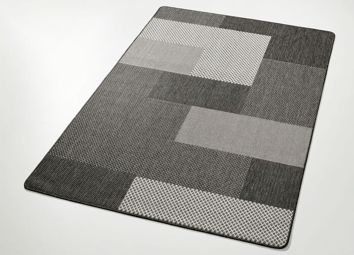 Pflegeleichte Teppiche für den Innen- und Außenbereich ANTHRAZIT