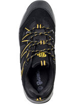 Schn&uuml;rschuh mit gummierten Bes&auml;tzen SCHWARZ-GELB