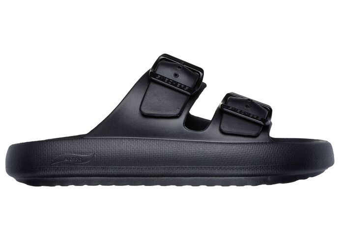 SKECHERS Pantolette aus Synthetik SCHWARZ