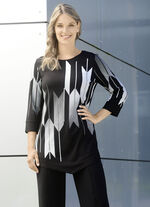 Shirt mit Kontrastdruck 