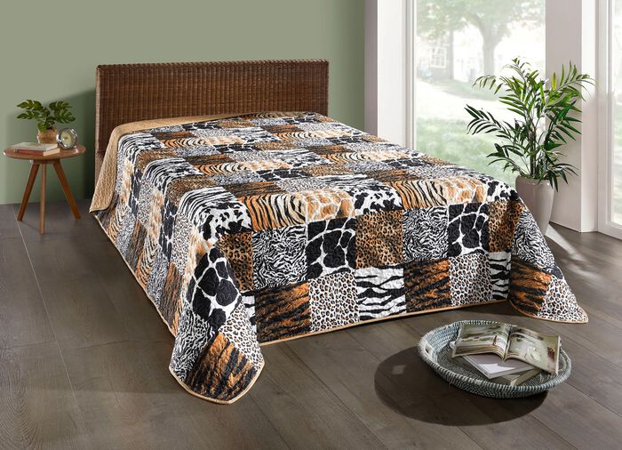 Tagesdecke in faszinierender Patchwork-Optik 