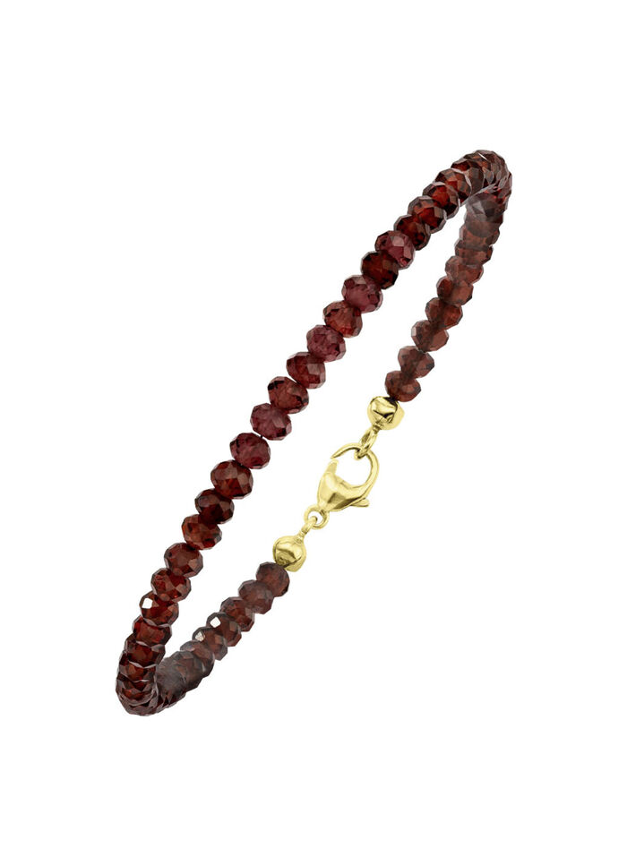 Armband mit echt Rhodolith - ein Highlight f&uuml;r Ihr Handgelenk! 