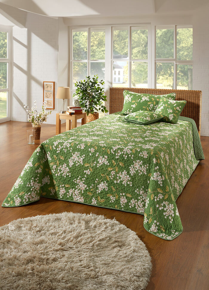 Tagesdecke mit einseitiger Wolkensteppung GRÜN